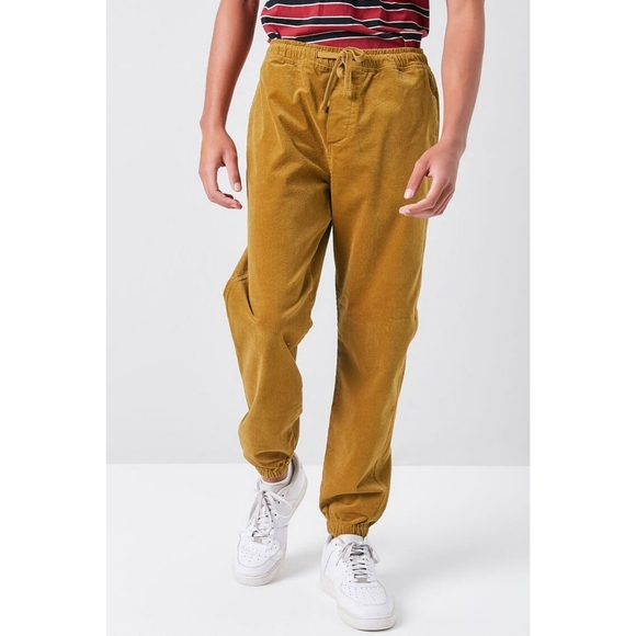 Corduroy Drawstring Joggers NWT Mens L - Picture 3 of 4